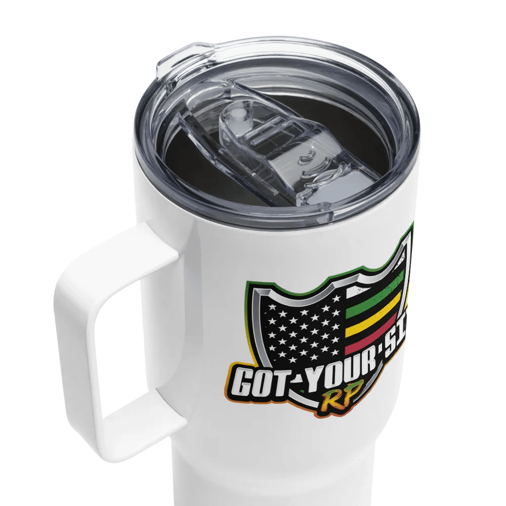 GOT YOUR SIX TUMBLER WITH HANDLE product image (4)