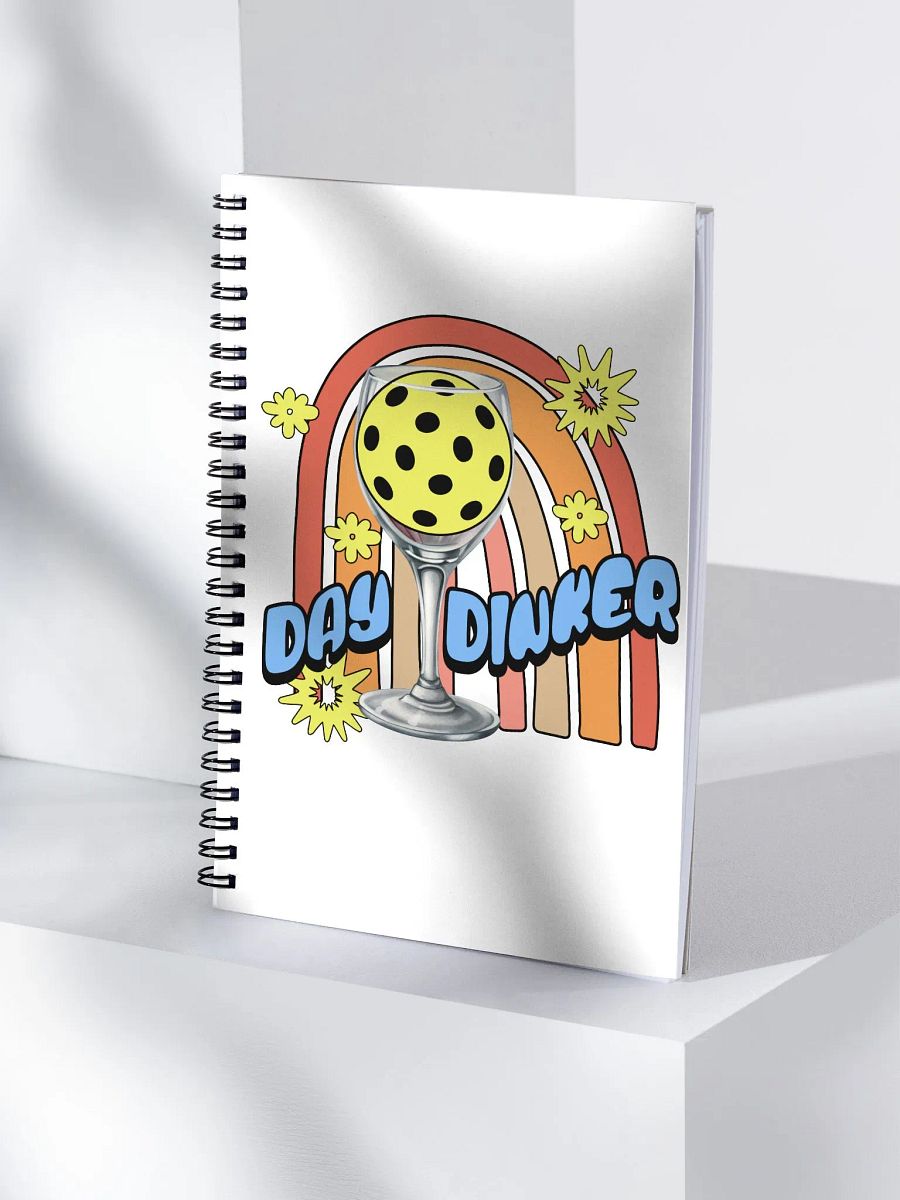 Day Drinker Whimsical Pickleball Spiral Notebook product image (3)