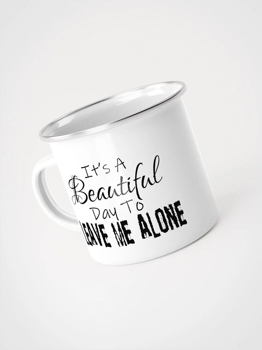 Leave Me Alone (Enamel Mug) product image (4)