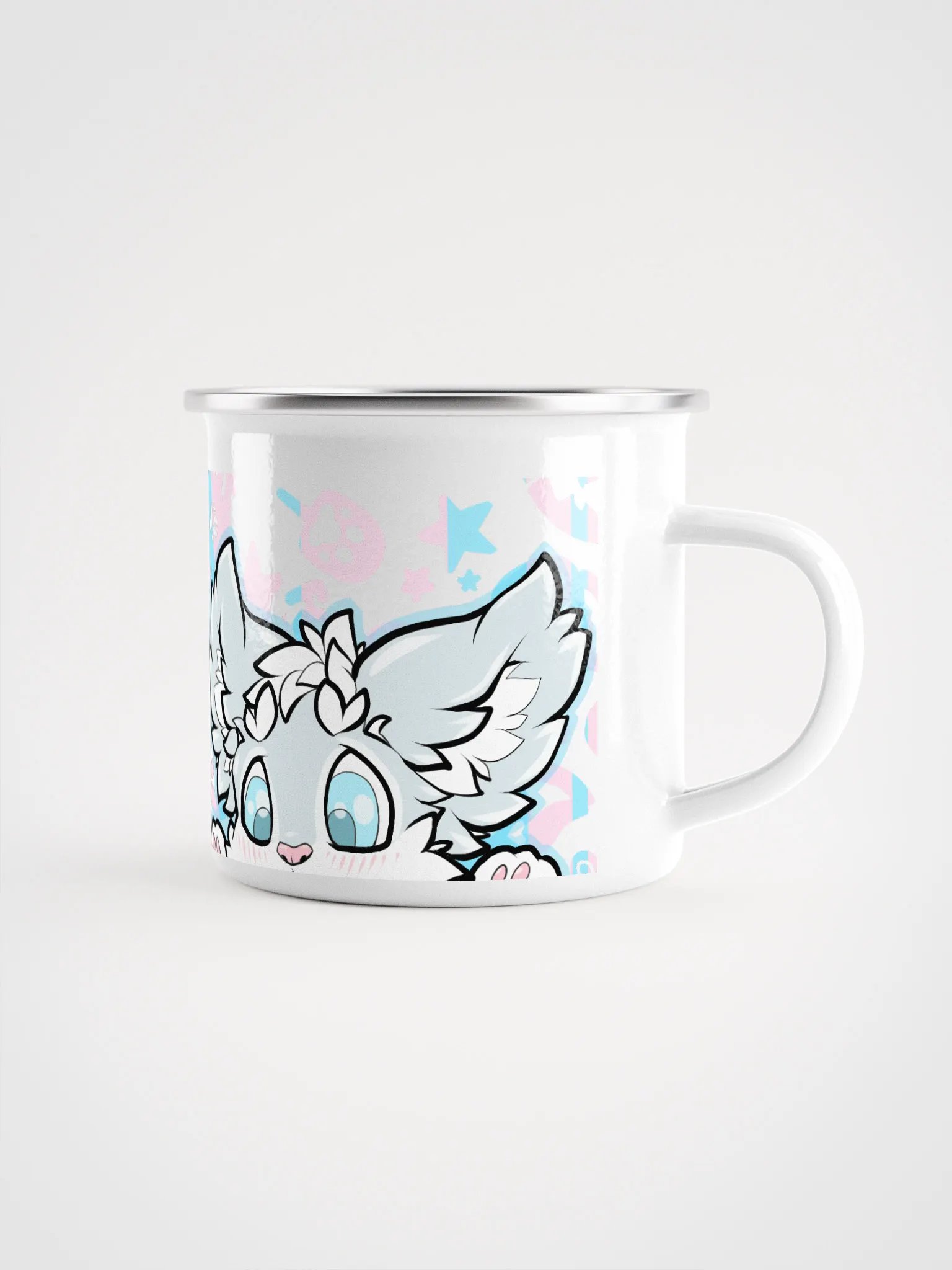 Peeking Mio lil-T metal mug product image (3)