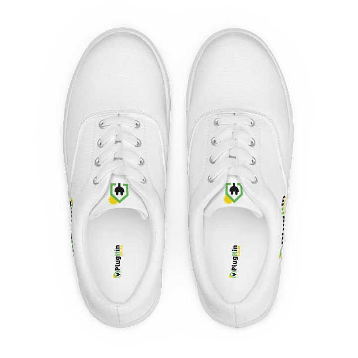 Plug It In Solar High-Quality Women's Lace-Up Canvas Shoes product image (1)
