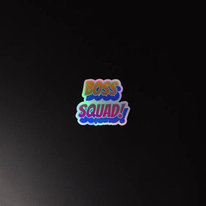 Boss Squad Holographic Sticker product image (4)
