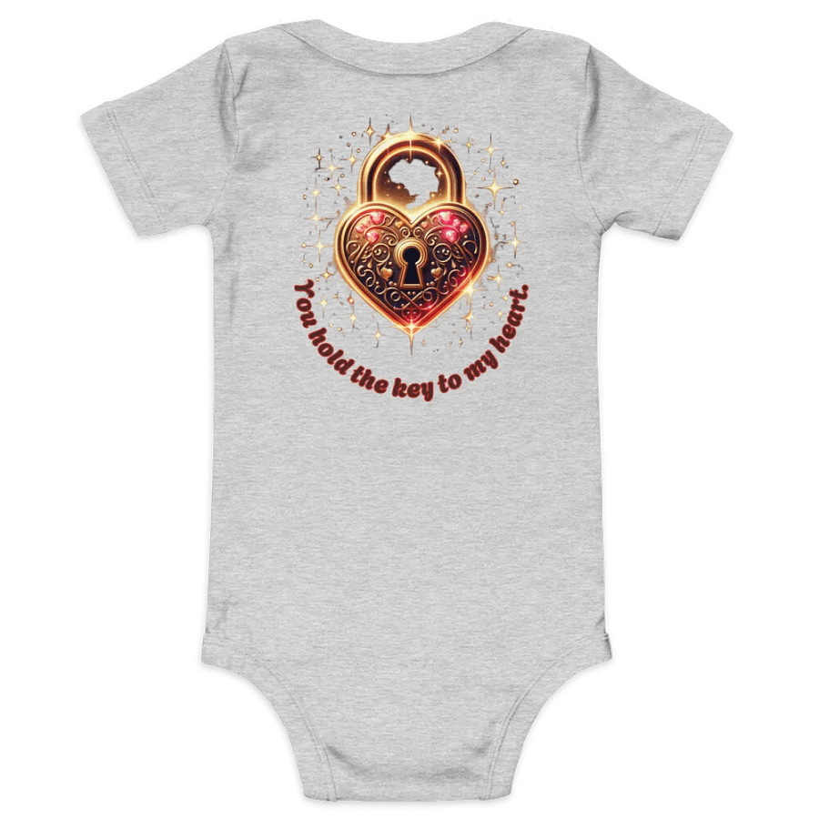 Heart's Key Baby Onesie product image (2)