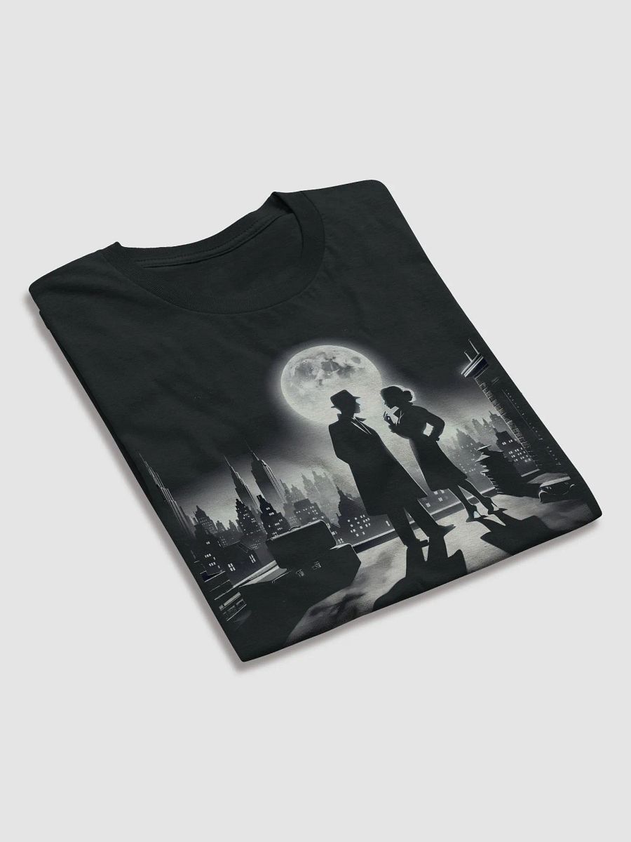 Moonlight Mischief: A Rooftop Rendezvous (Front Print Womens Tee) product image (4)