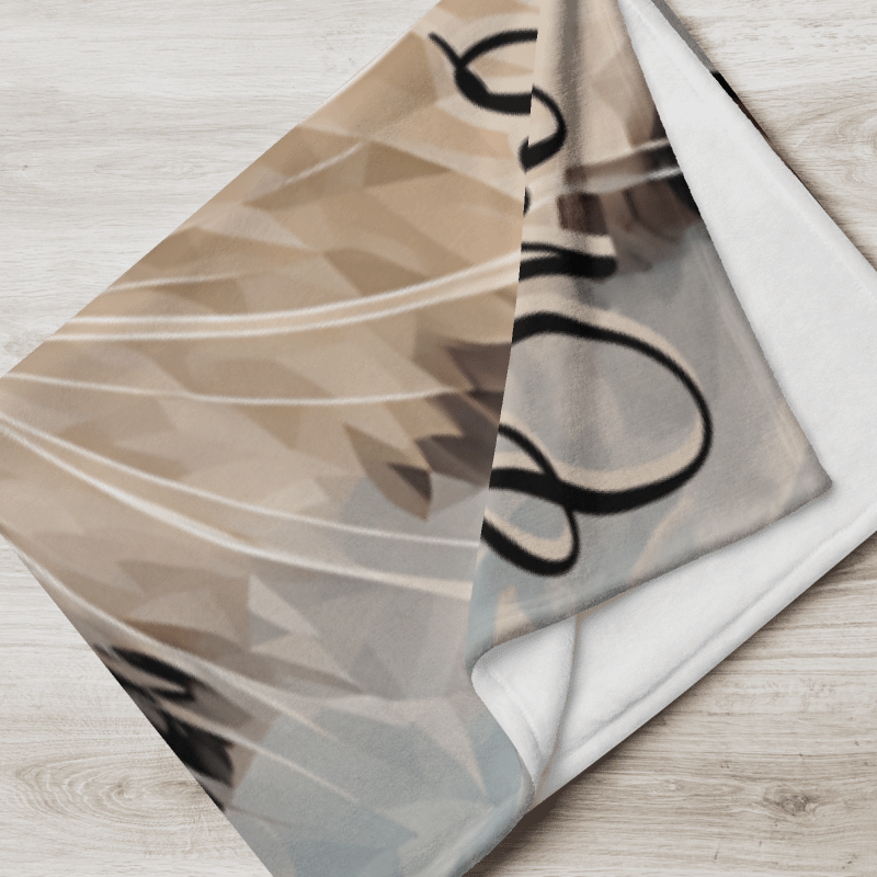 YOUR CAT! / THROW BLANKET WITH PERSONALIZED NAME product image (3)