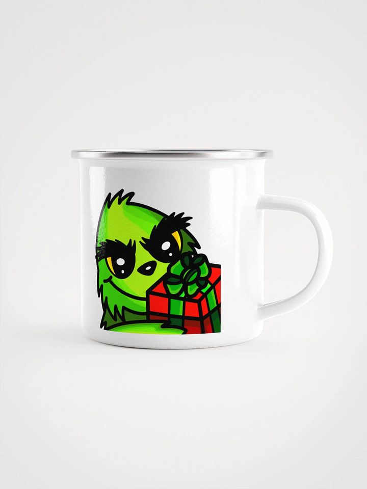 XMAS CHEER + GRINCH GIFT ENAMEL MUG product image (1)