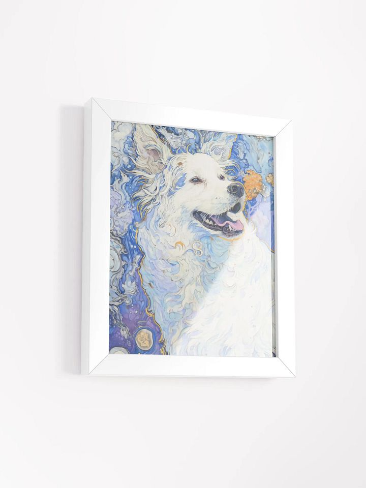 Whimsical Smiling Dog Framed Poster product image (2)