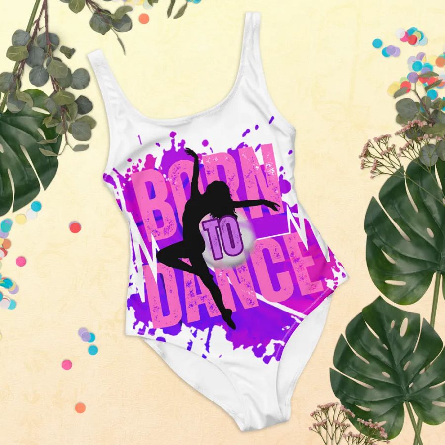 Born to Dance Low Back All-Over Swimsuit product image (9)
