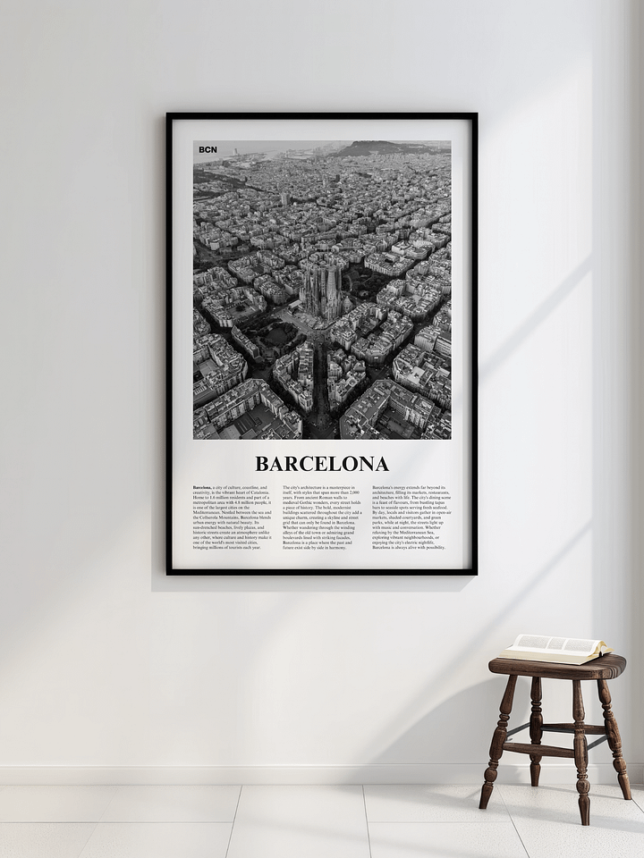 Barcelona 01 Newspaper Poster product image (2)