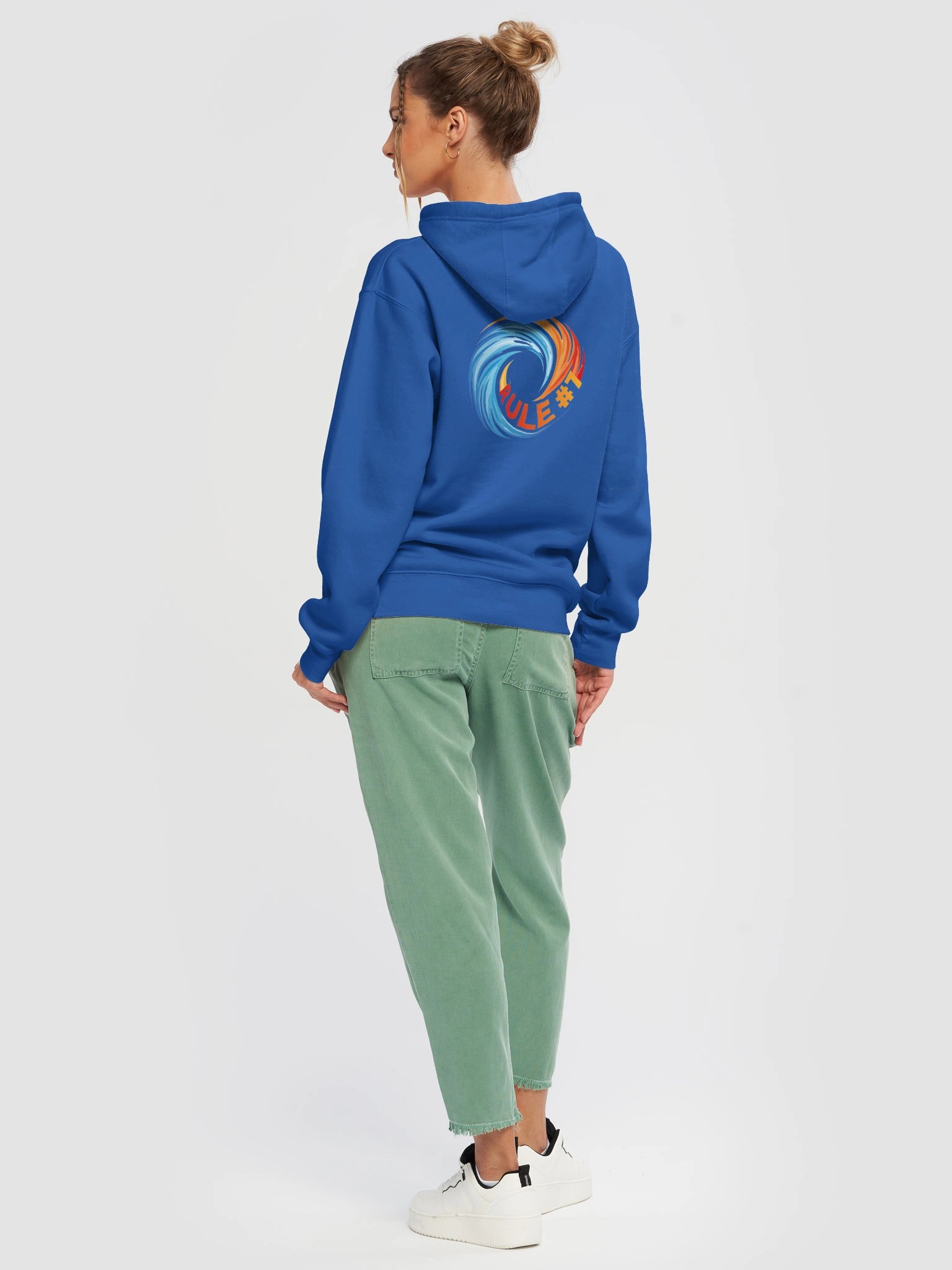 Rule #7 Hoodie Blue and Orange product image (28)