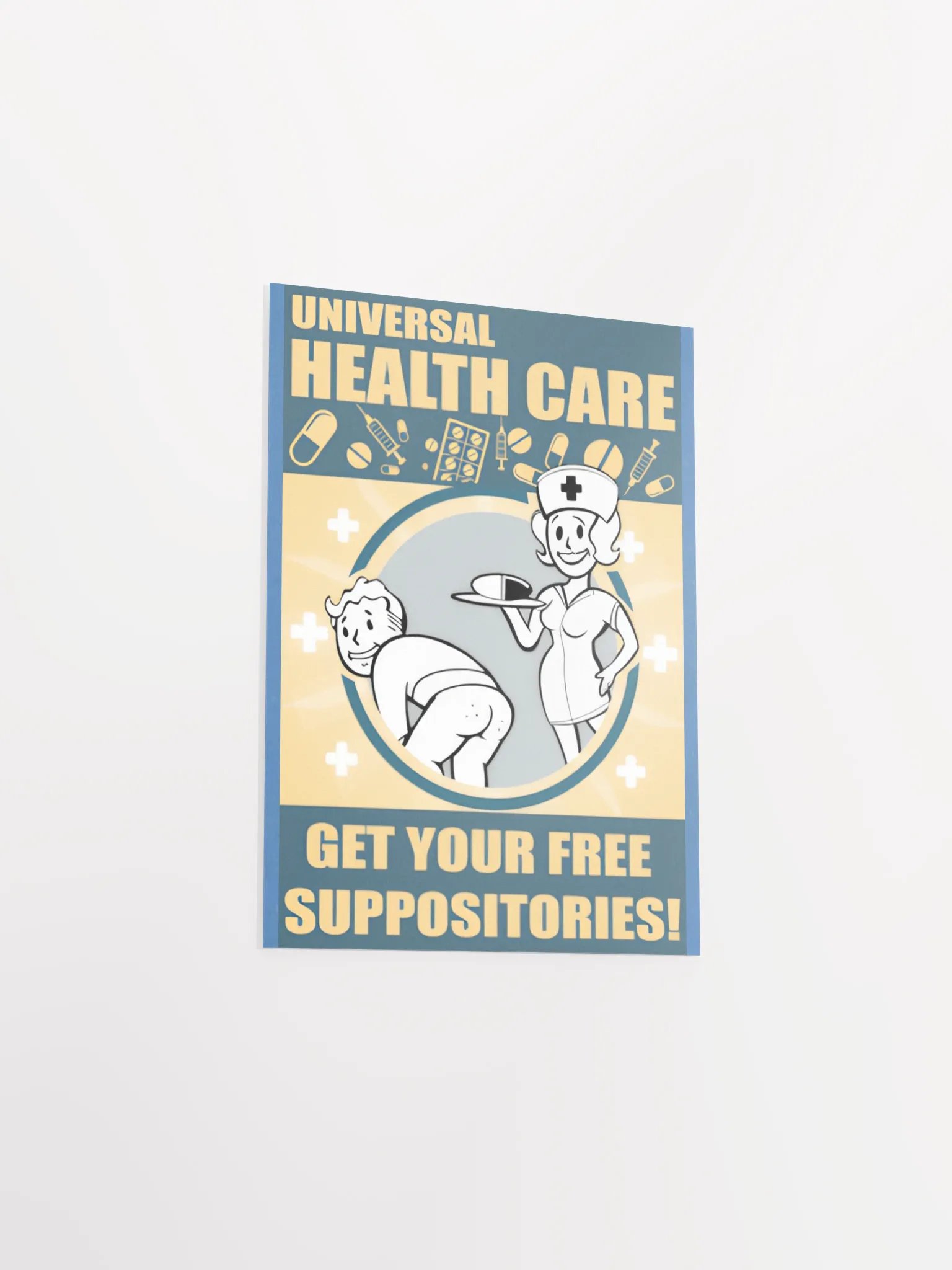 Vault Boy Universal Health Care Poster product image (40)