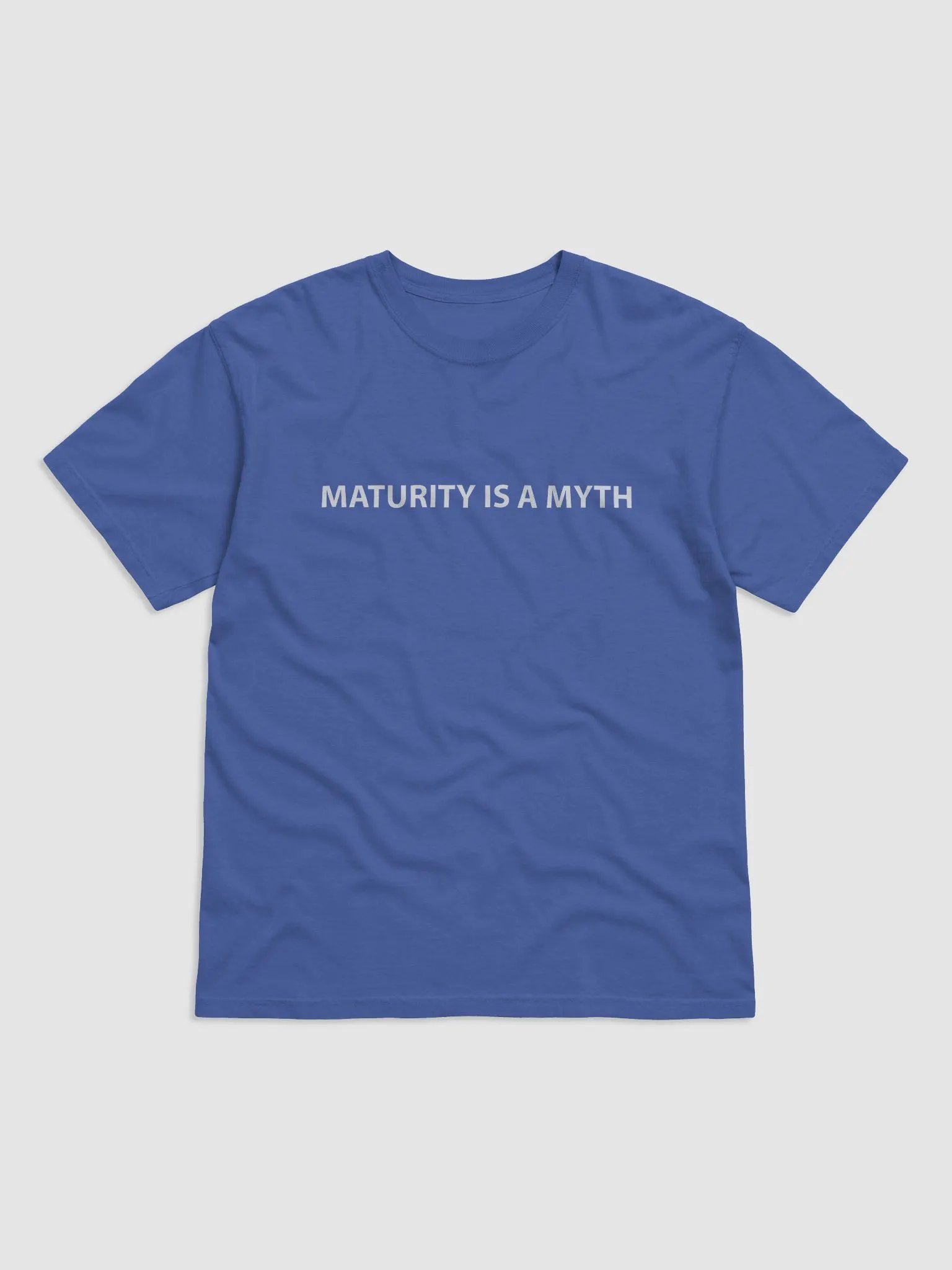 Maturity Is A Myth Mystic Blue Tee product image (1)