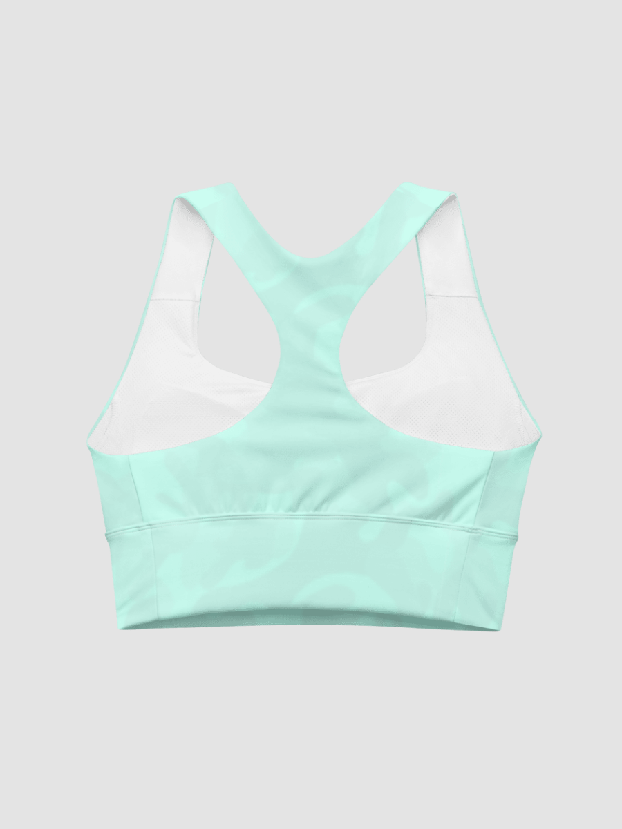 Longline Sports Bra - Mint Camo product image (6)