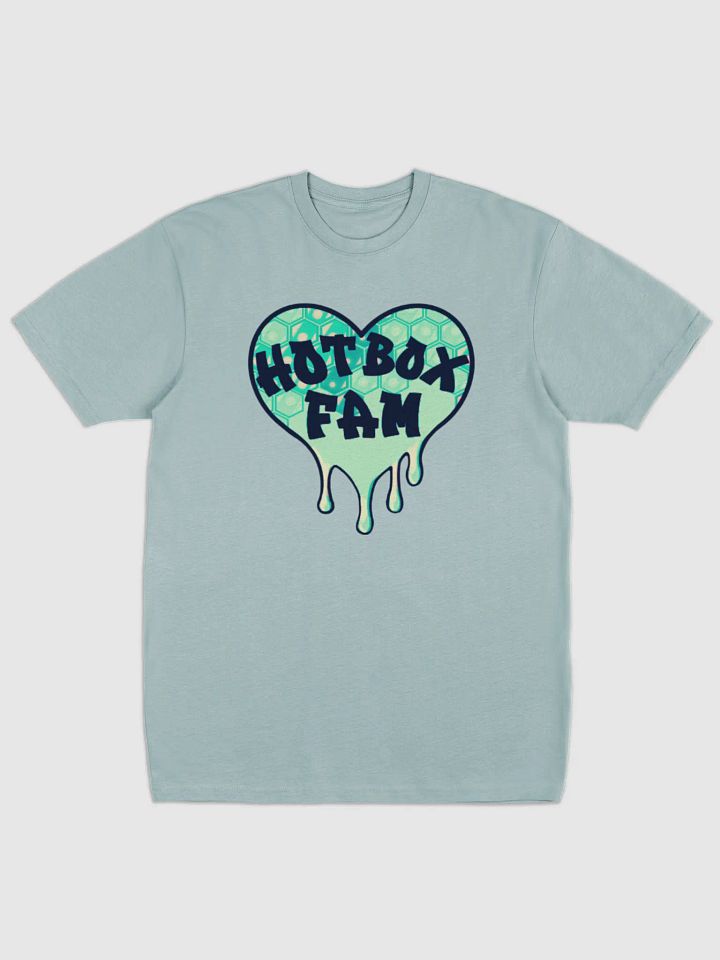 UNISEX HOT BOX FAM MINT GREEN HONEY COMB LOGO TEE product image (2)