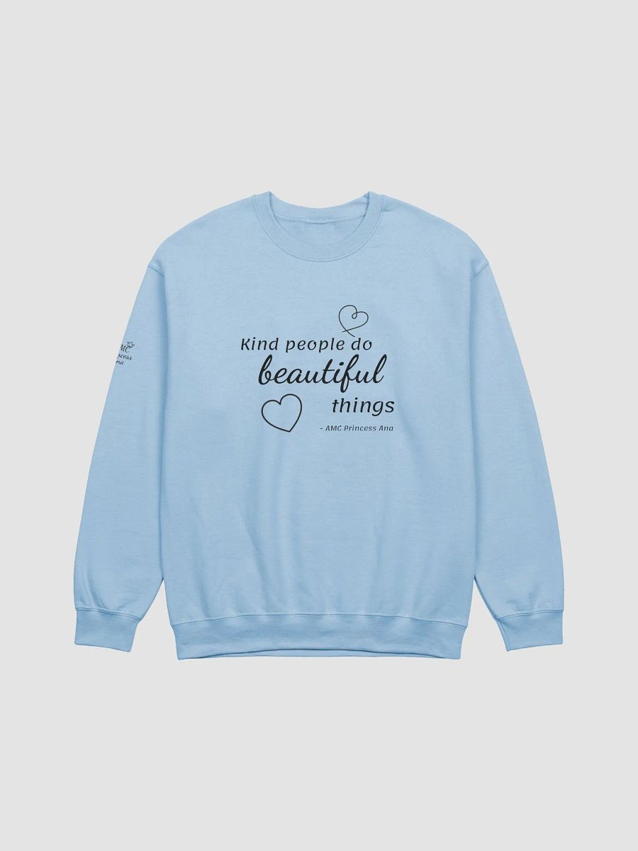 Kind people...SWEATSHIRT - Black text product image (1)
