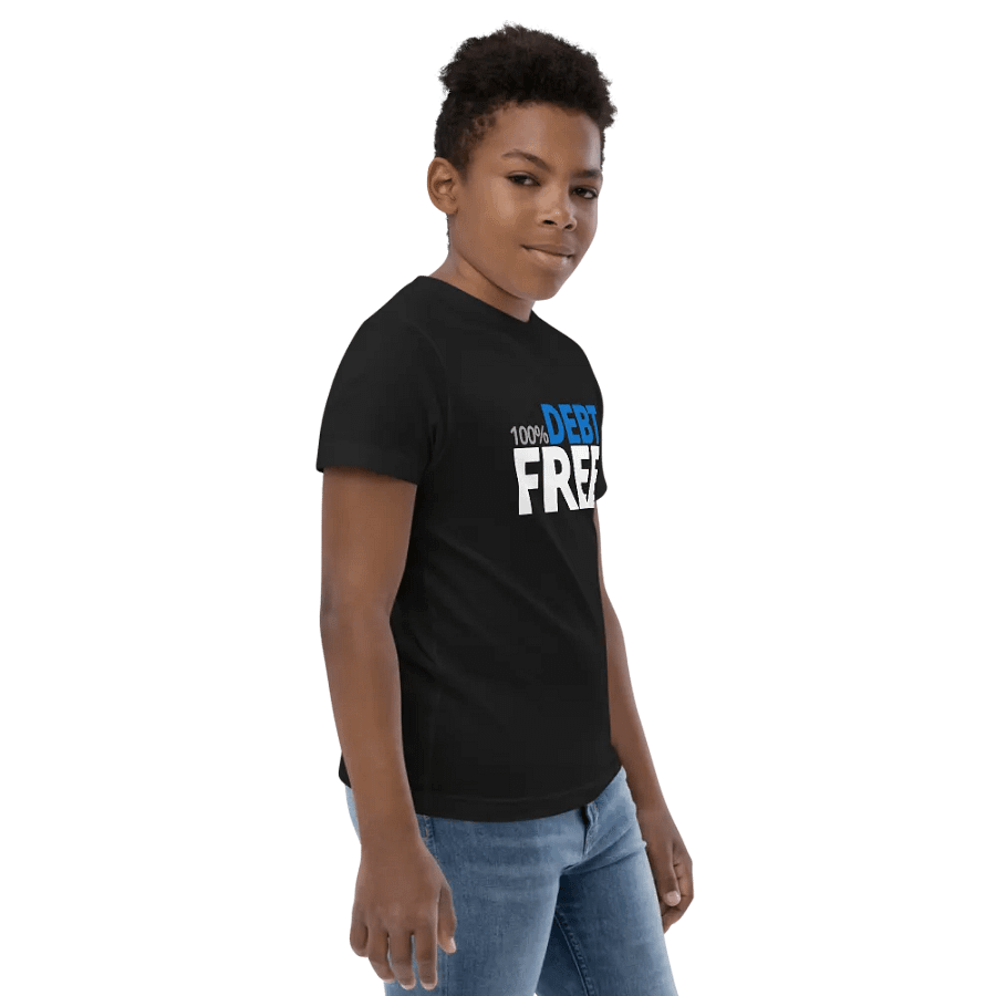 100% Debt Free Kids Tshirt product image (3)