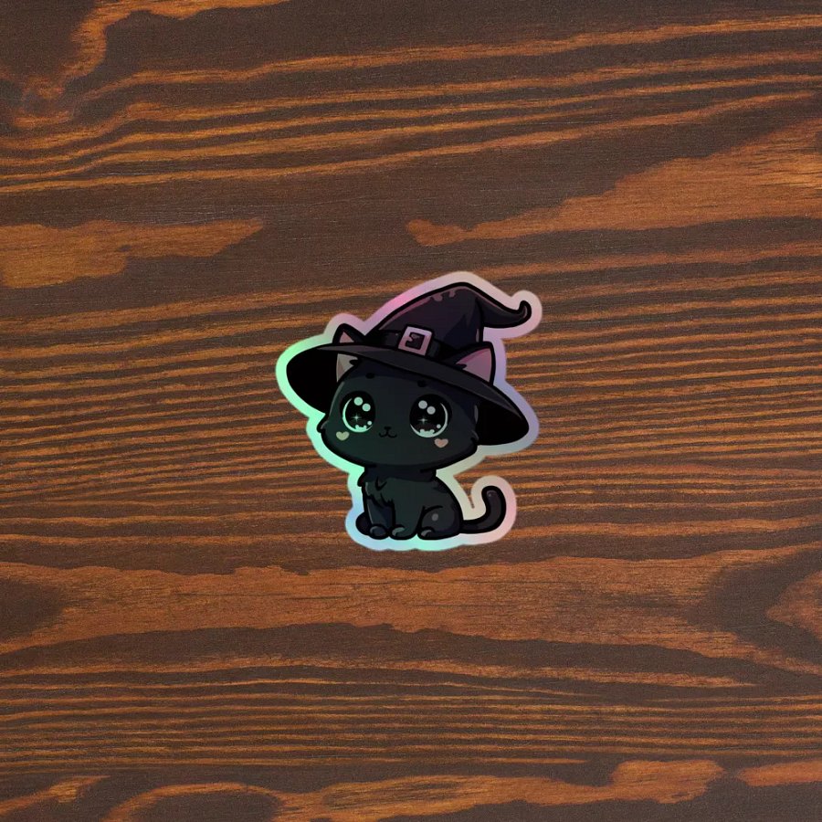 Witchy Kitten Holographic Sticker Set product image (5)
