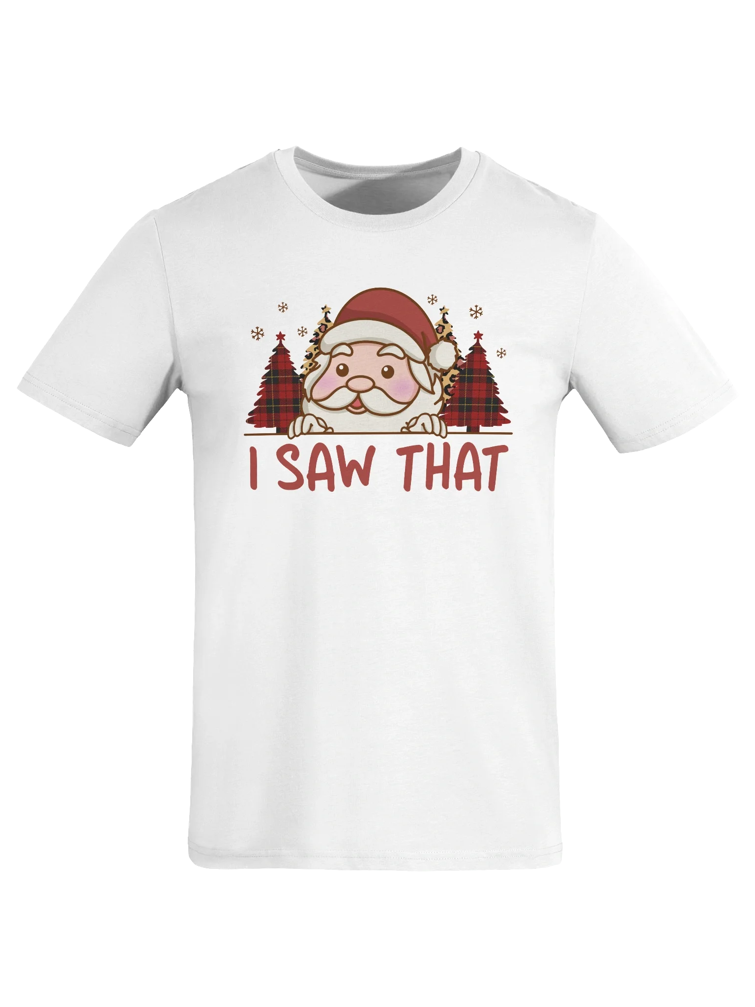 Santa Peeks Over Banner I Saw That product image (6)