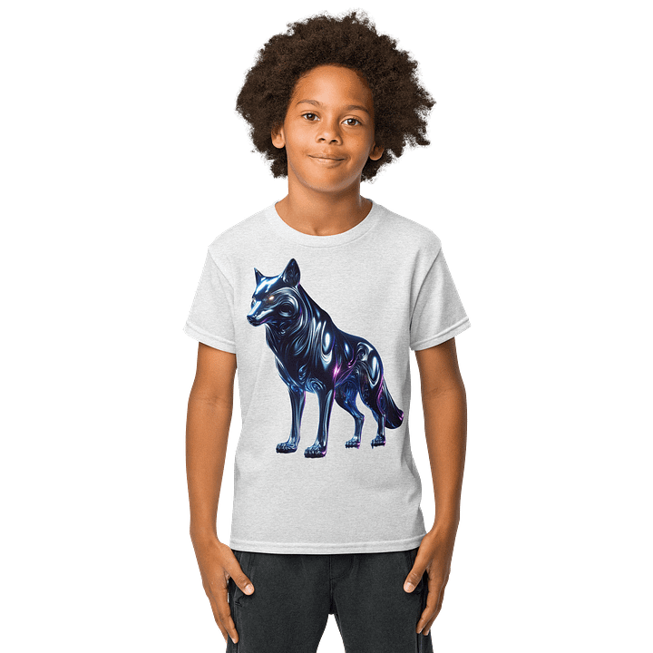 Liquid Metal Wolf #2 Youth Shirt (color choice) product image (8)