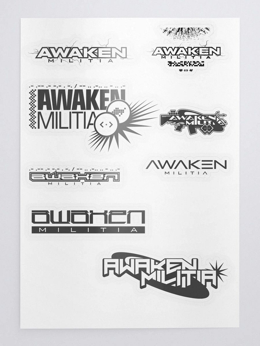 Awaken Sticker Pack - Black product image (1)