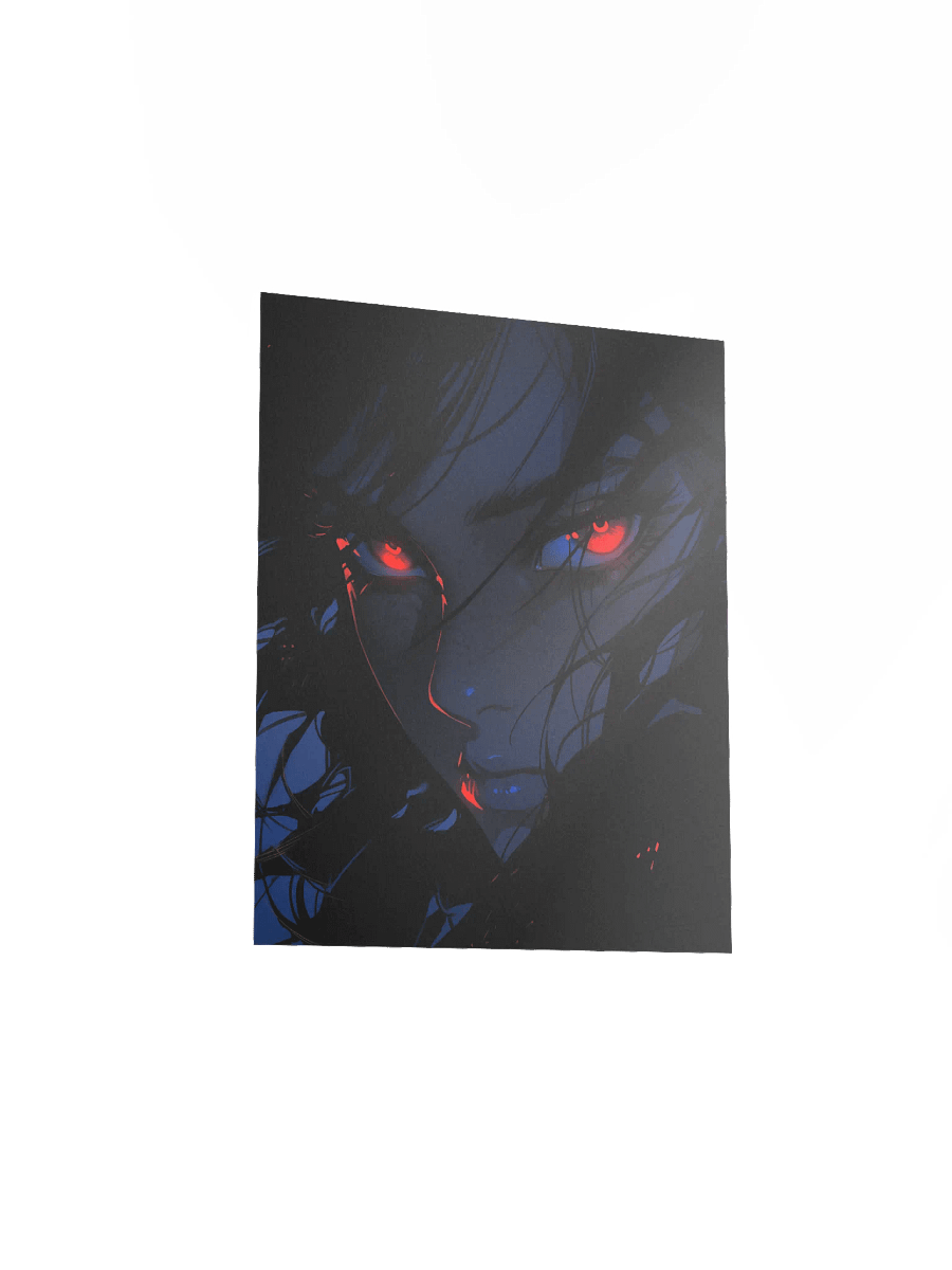Crimson Gaze Matte Poster product image (18)