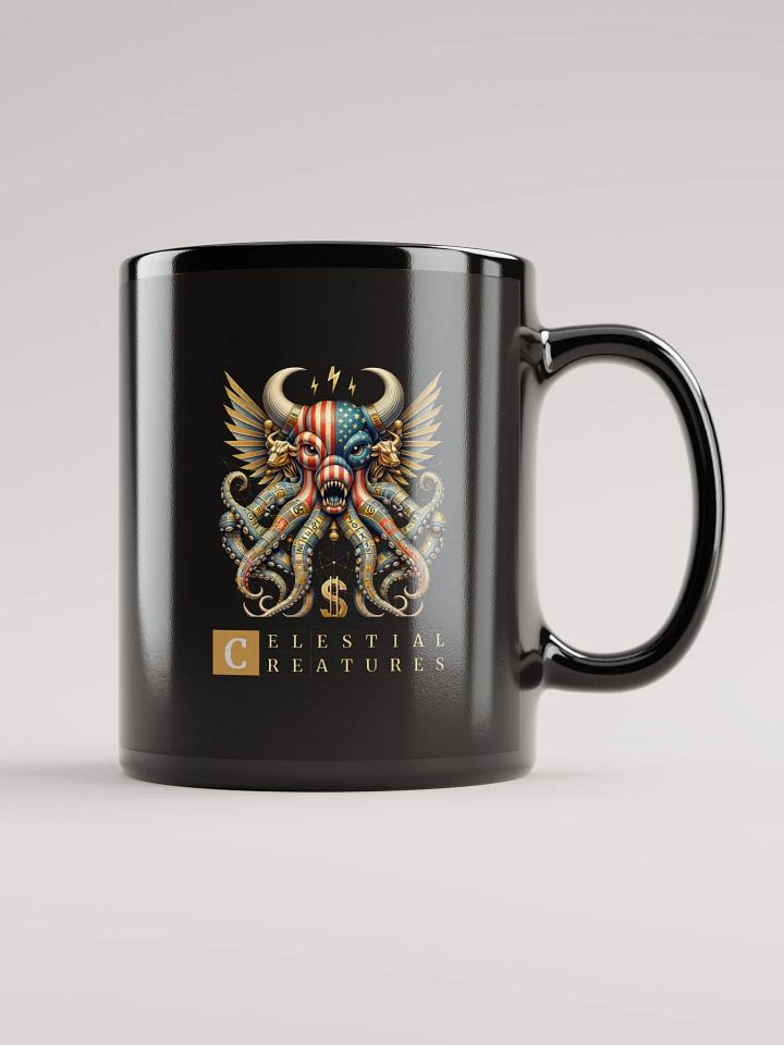 Celestial Creatures | Black Glossy Mug product image (1)