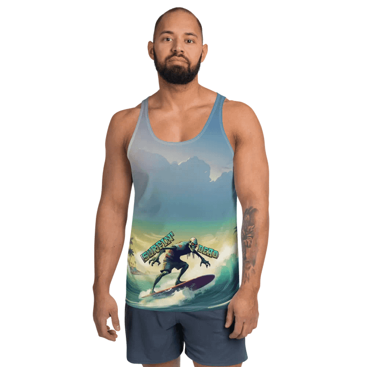Surfin' Dead All-Over Tank Top product image (1)