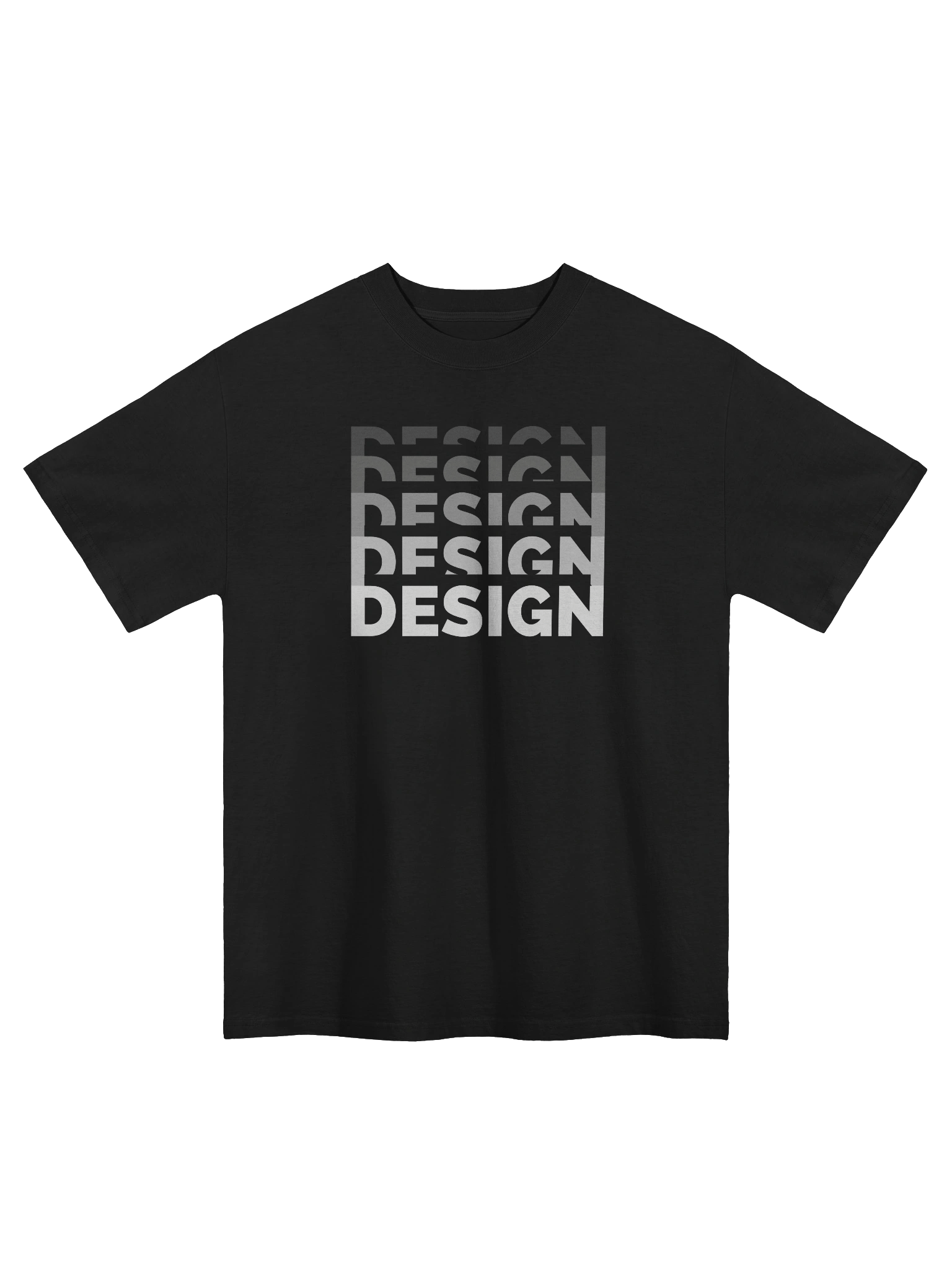Gradient Design Oversized Tee product image (3)