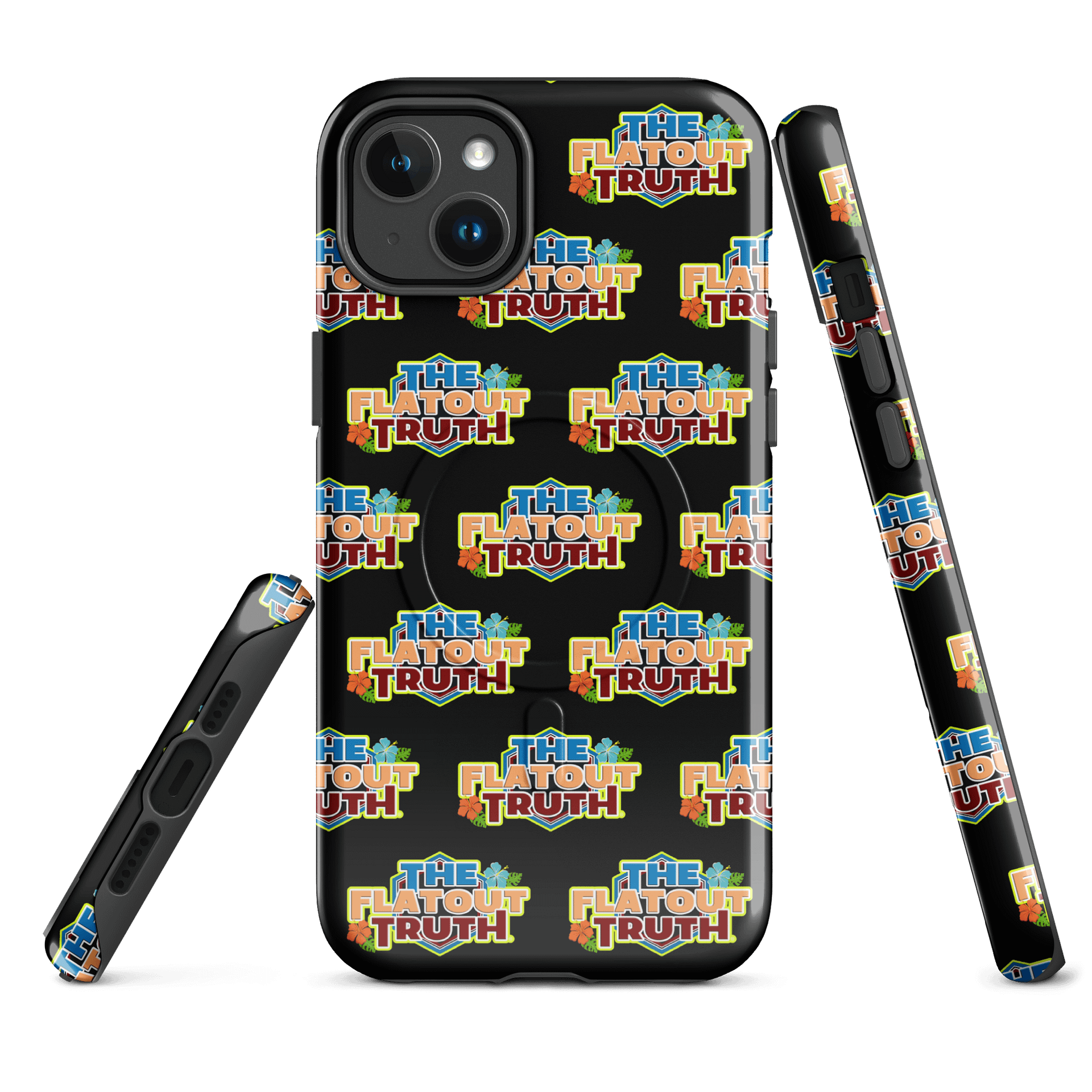 TFOT All-Over Sandy Hex iPhone MagSafe® Black Case product image (1)