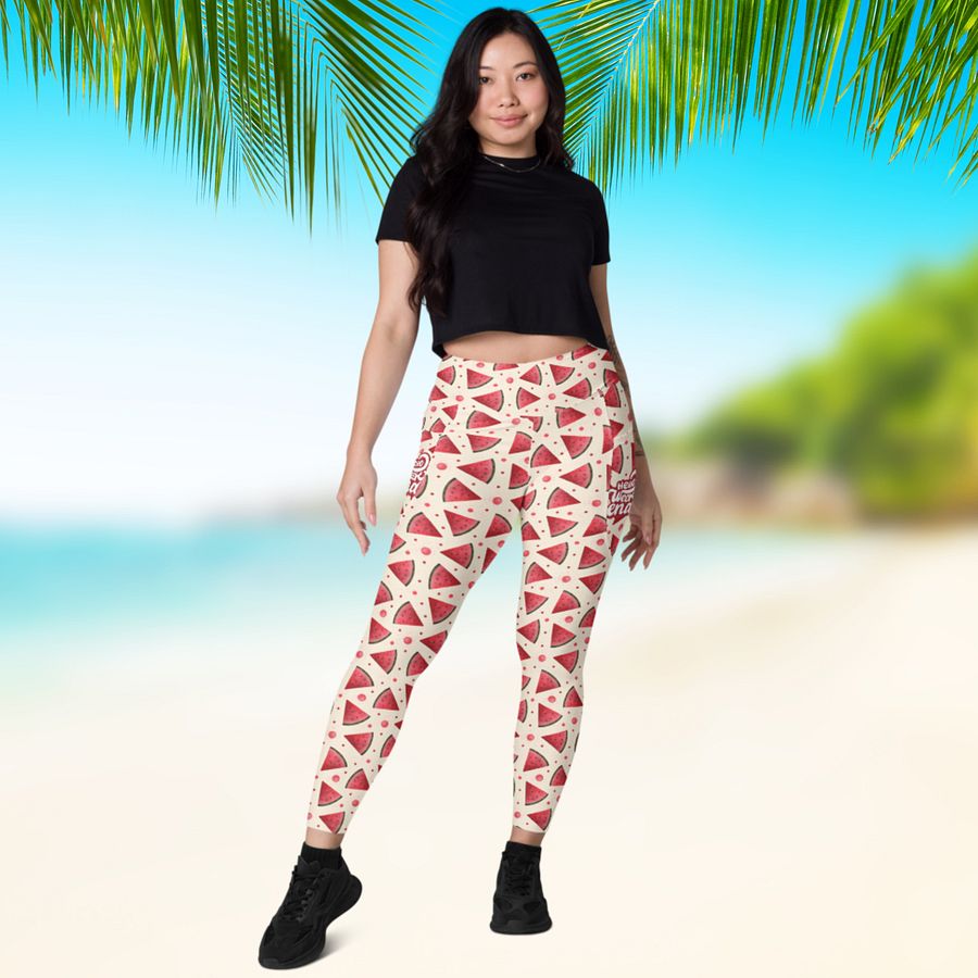 Hello Weekend Watermelon All Over Print Leggings product image (8)