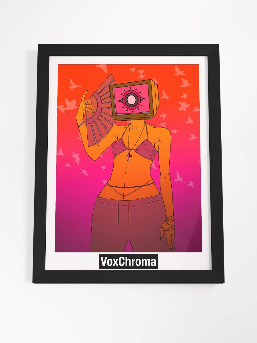 Framed Poster - Head In The Clouds (Orange) product image (4)