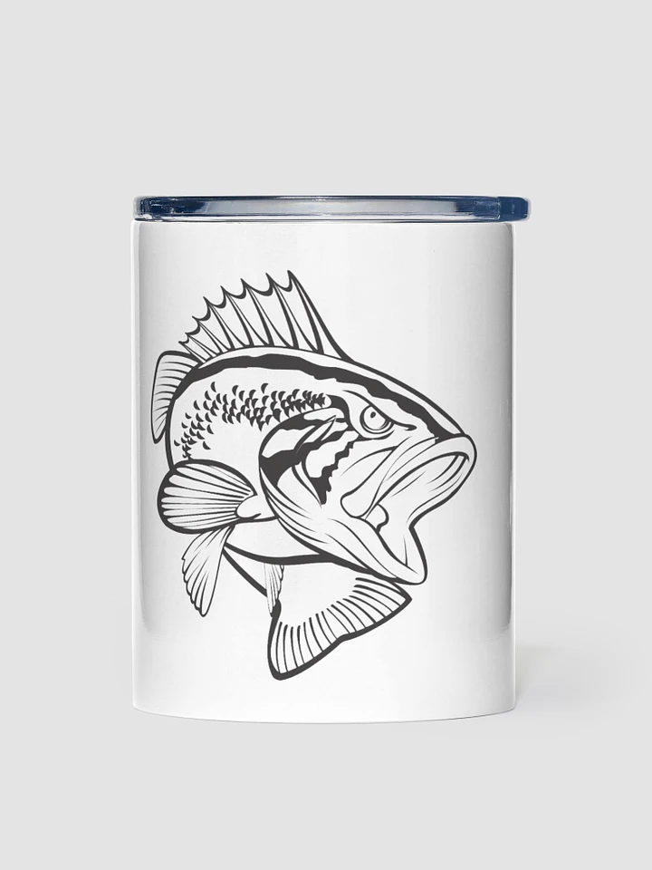 KBF LEAPING BASS 10 oz STAINLESS STEEL TUMBLER product image (1)