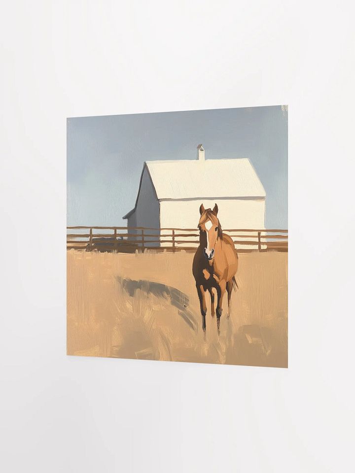 Modern Farmhouse: Brown Horse VI Art Print product image (2)