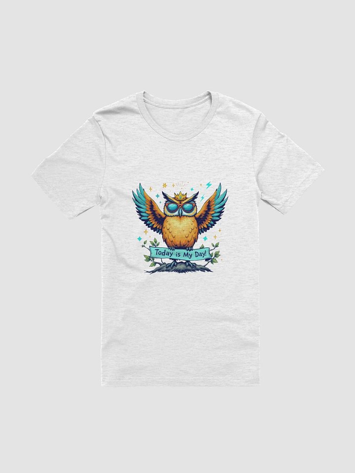 Royal Owl Celebration T-Shirt, Super Soft : Today Is My Day product image (4)