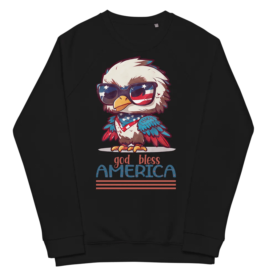 Eco Warrior Eagle Raglan Sweatshirt product image (4)