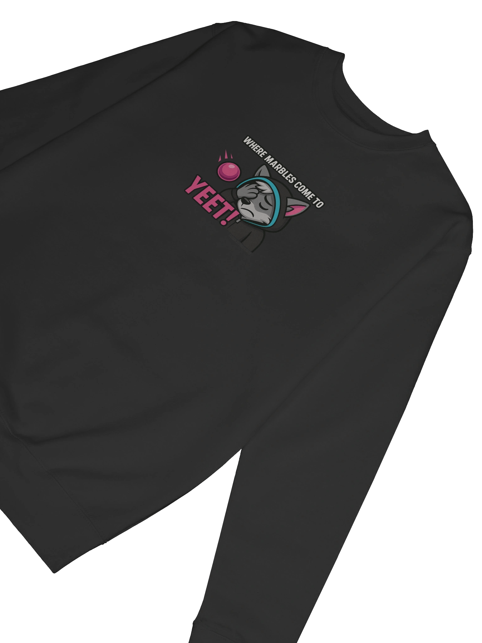"WHERE MARBLES COME TO YEET!" SWEATSHIRT – Official Stream Mascot Edition product image (6)