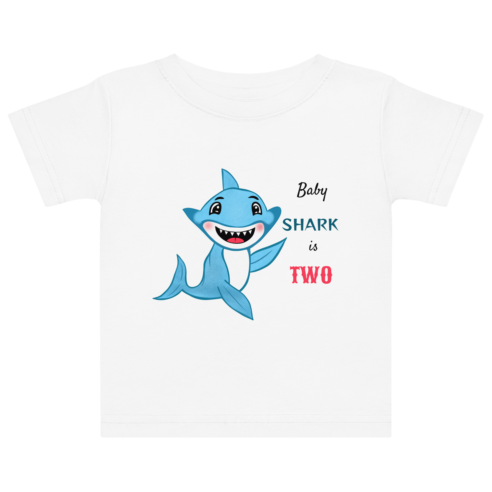 Cheeky Shark Baby Jersey T-Shirt product image (6)