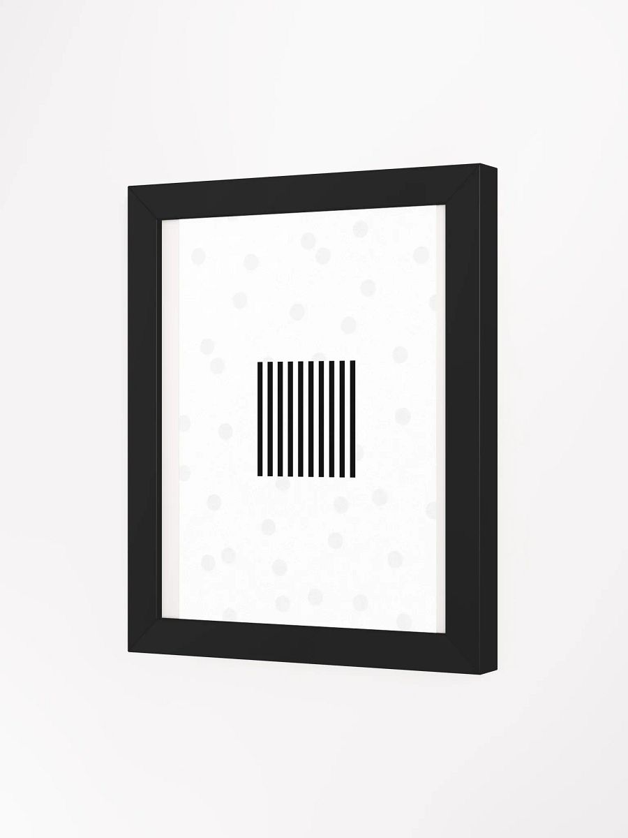 Black Lines Framed Matte Poster product image (74)