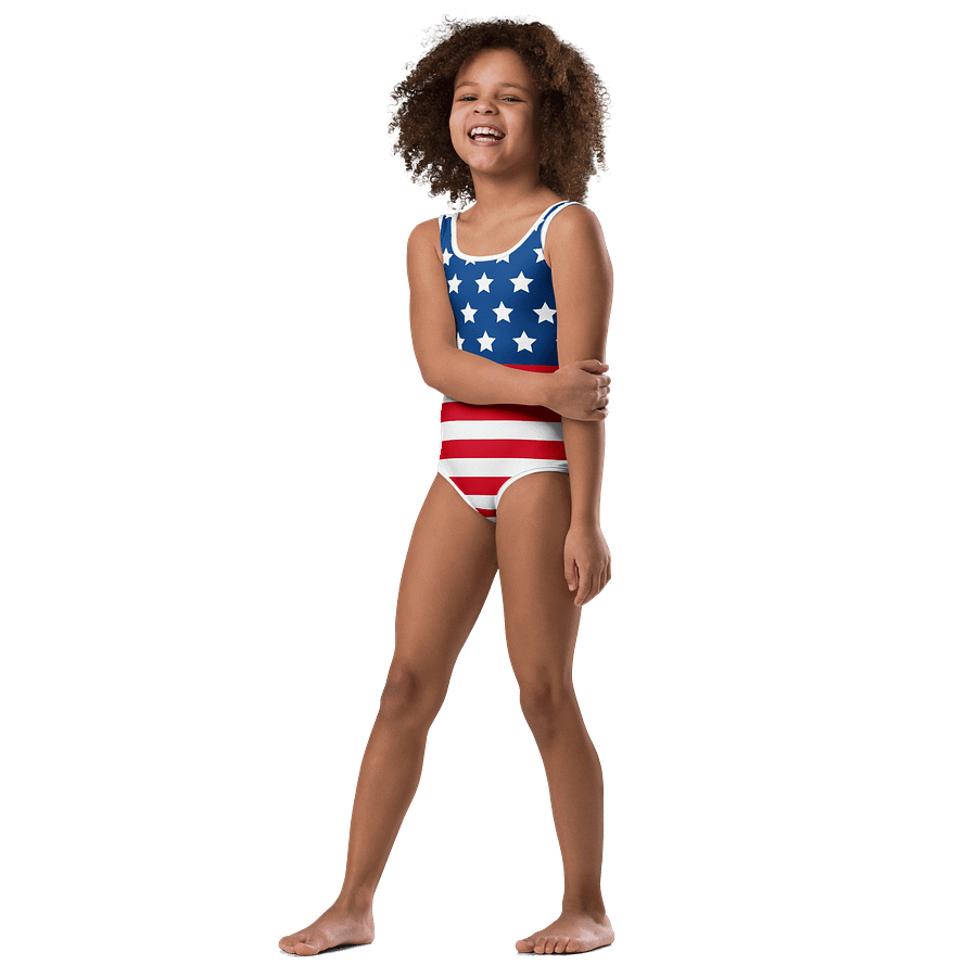Stars and Stripes Splash: All-Over Kids Swimsuit product image (4)
