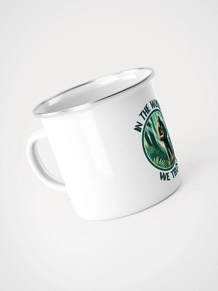 IN THE WOODS WE TRUST CAMPING MUG product image (2)