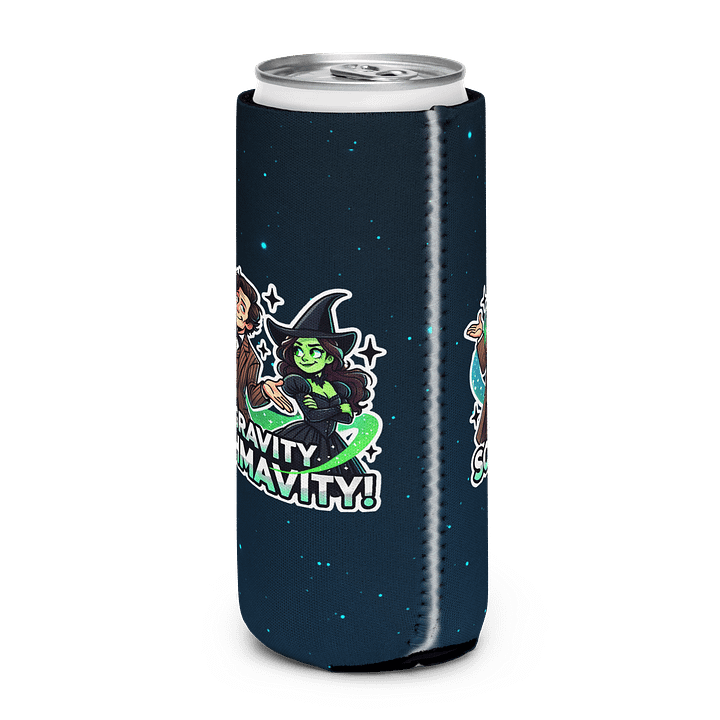 Defying Gravity Schmavity Can Cooler – Funny Wicked Whovian Coozie Gift product image (2)