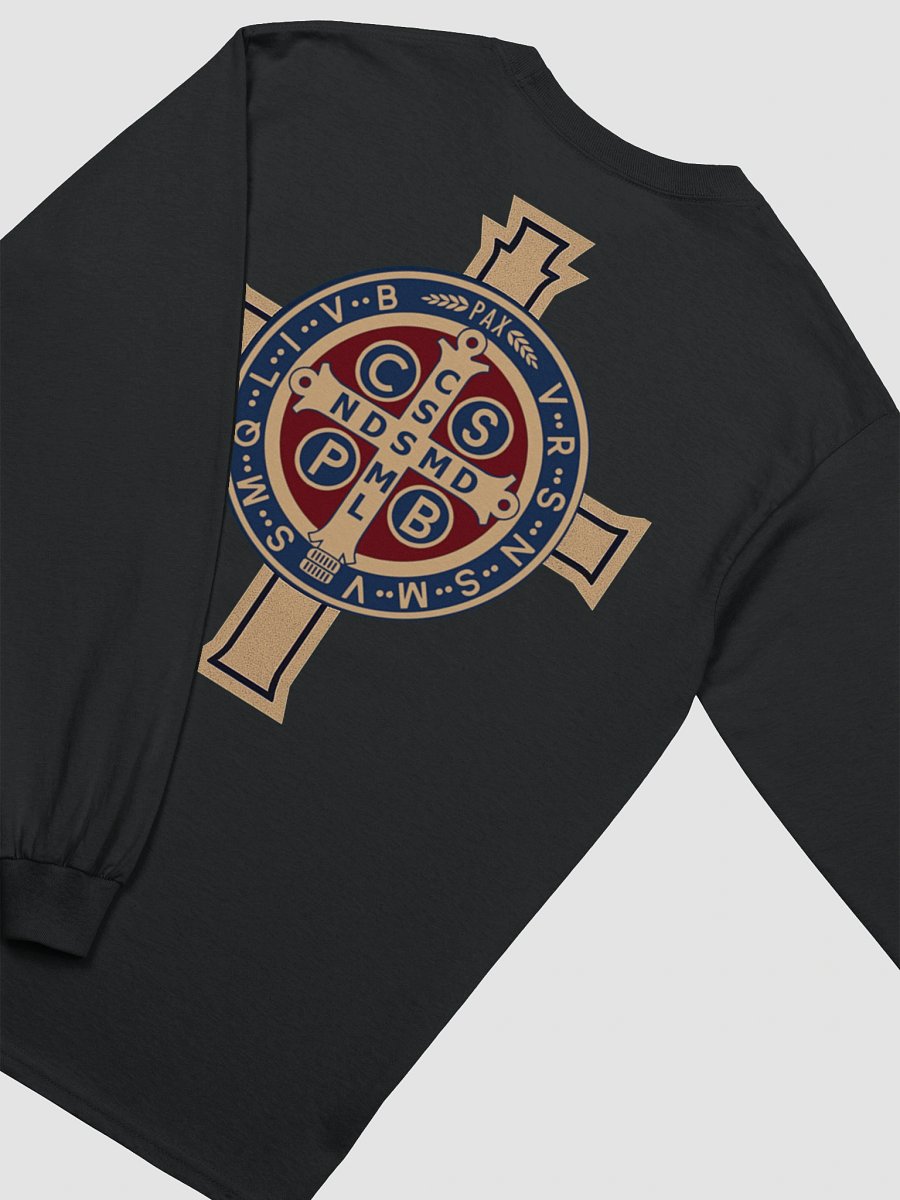 Saint Benedict Medal design Long Sleeve T-Shirt product image (1)