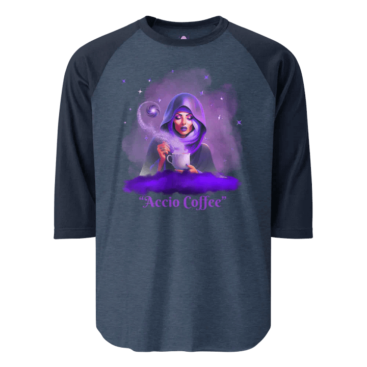 Accio Coffee Fantasy raglan tee product image (1)