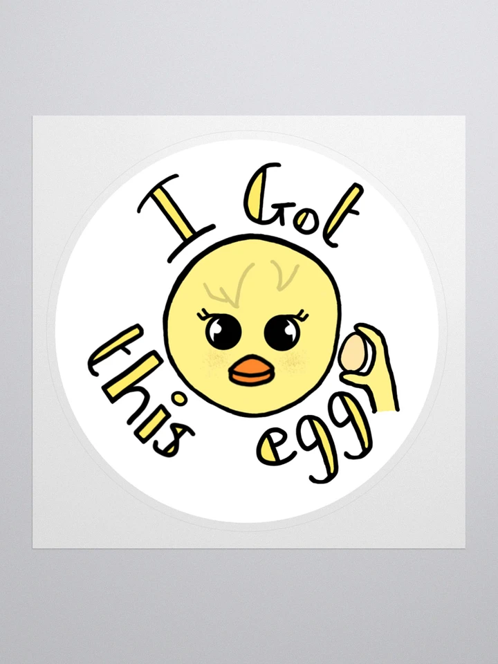 I got this egg large sticker product image (1)