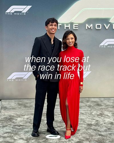 @alex_albon may not have had the best weekend in canada but voting him and lily as best dressed and best vibes last night (ha...