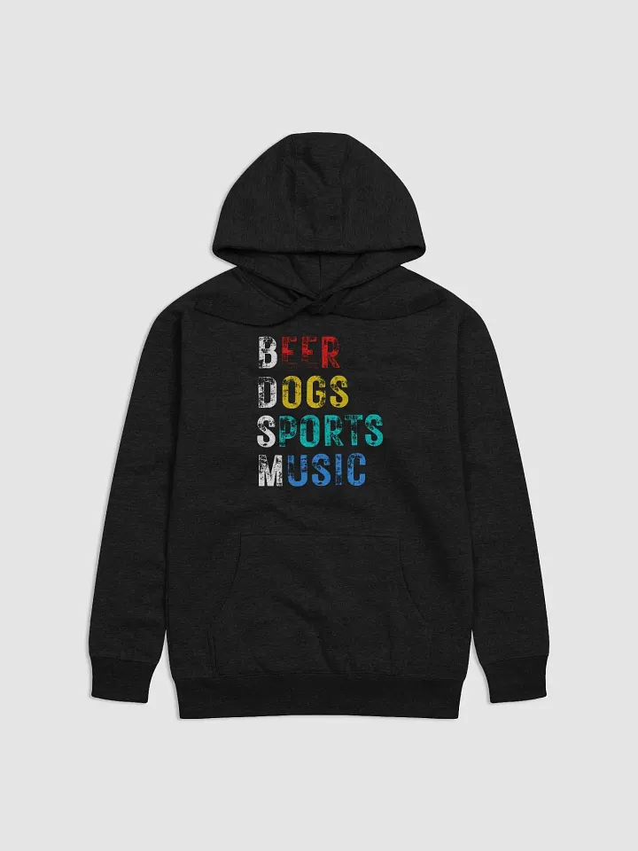 Beer Dogs Sports Music Hoodie – Fun Outrageous Gift product image (1)
