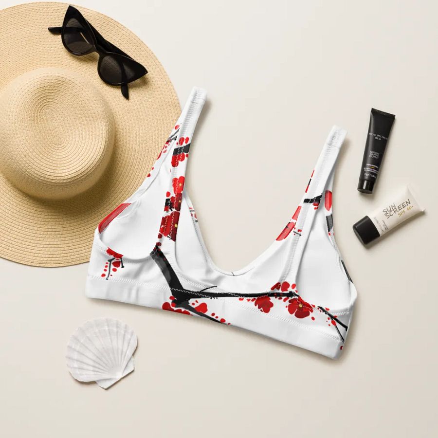 Sakura Blossom - Recycled Bikini Top product image (4)