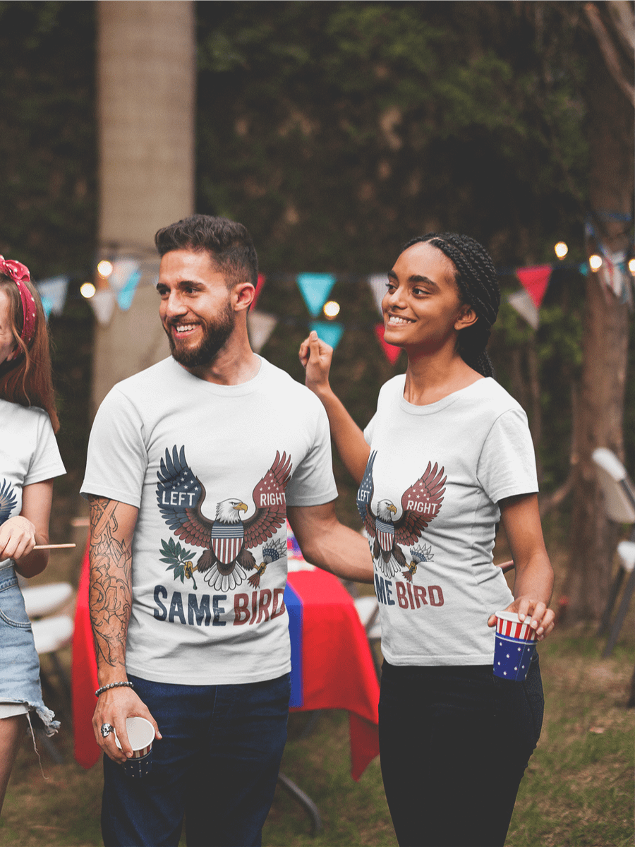Left Right Same Bird - Political Unity Graphic Tee product image (49)