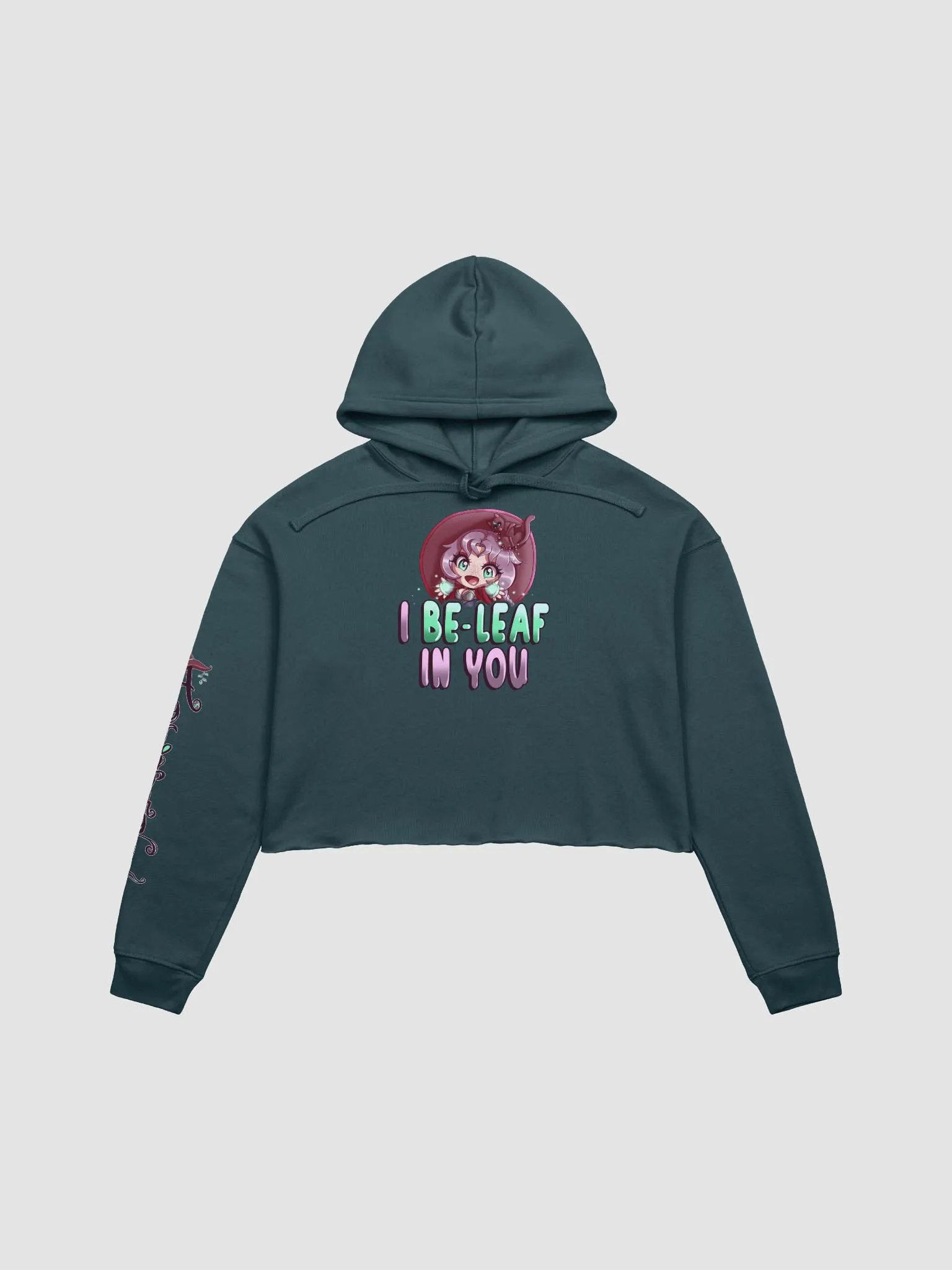 Saemi Be-Leaf - Crop Hoodie product image (2)