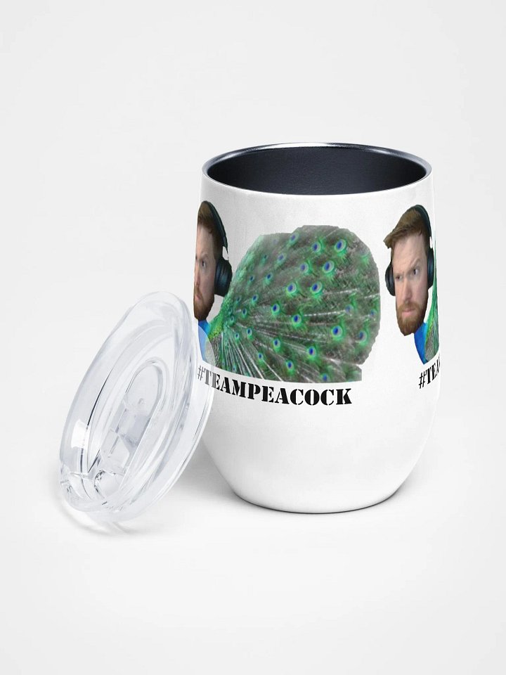 #TeamPeacock Wine Tumbler product image (2)